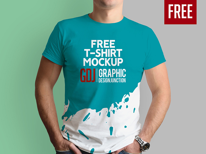 Free T-Shirt Mockup (Men Tshirt)